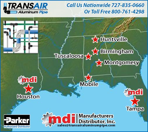 Louisiana Transair Aluminum Pipe