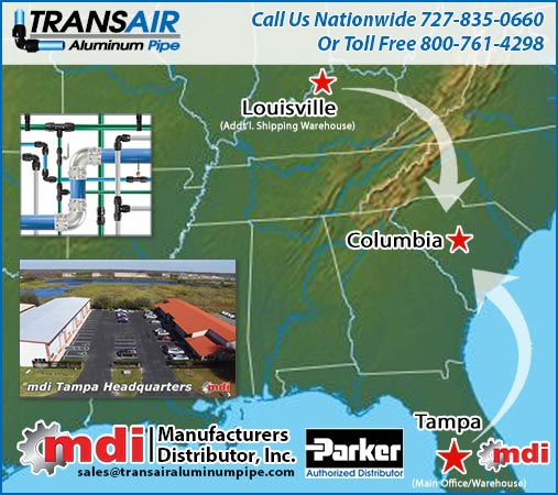 South Carolina Transair Aluminum Pipe